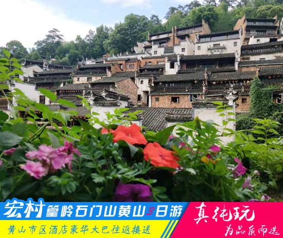 宏村+婺源篁嶺+石門山大峽谷+黃山四日游線路-「春季優(yōu)選旅游團、當地參團」