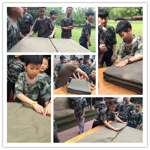 黃山旅游團-學生夏令營疊被子比寒圖片