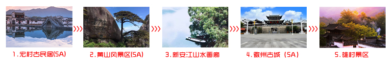 廈門到黃山旅游團之黃山三日游途中各景點攻略