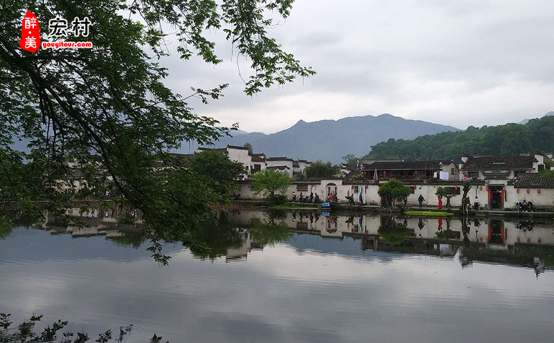 黃山宏村三日游景點：宏村圖