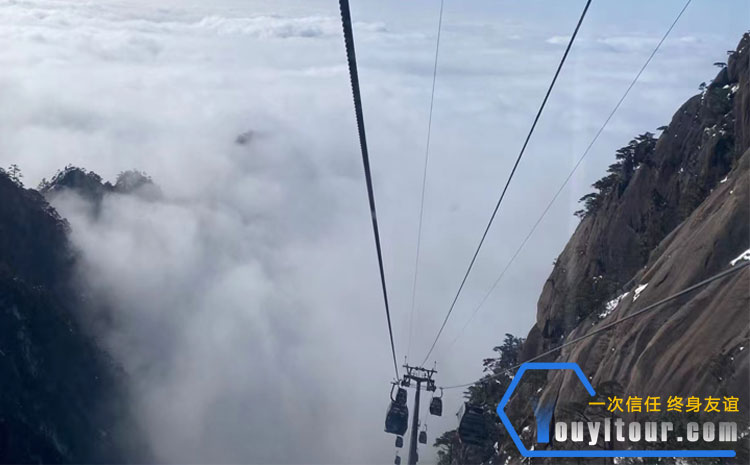 黃山索道圖