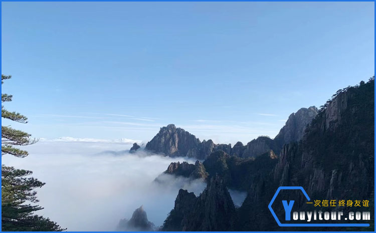 一條攻略玩轉(zhuǎn)黃山-黃山云海圖