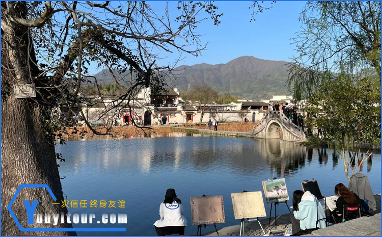 宏村景區(qū)圖示